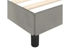 vidaXL Bettgestell Hellgrau 200x200 cm Samt Modell 21368964