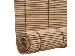 vidaXL Braunes Bambusrollo 150 x 220 cm