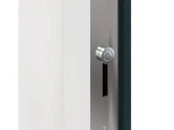 vidaXL Haustür Anthrazit PVC 3385775