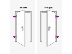 vidaXL Haustür Anthrazit PVC 3385775