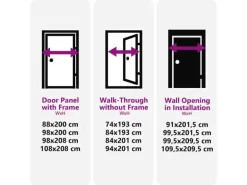 vidaXL Haustür Anthrazit PVC 3385775