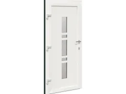 vidaXL Haustür Anthrazit PVC 3385775