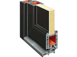 vidaXL Haustür Anthrazit PVC 3385776