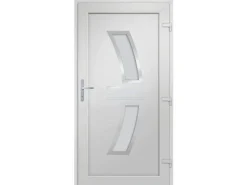 vidaXL Haustür Anthrazit 88x200 cm PVC 3187936