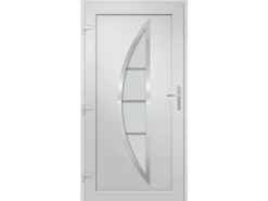 vidaXL Haustür Anthrazit 88x200 cm PVC 3187873