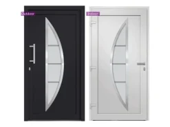 vidaXL Haustür Anthrazit 108x200 cm 279215