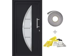 vidaXL Haustür Anthrazit 98x208 cm 279220