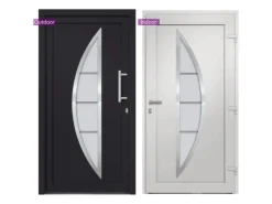 vidaXL Haustür Anthrazit 98x208 cm 279220