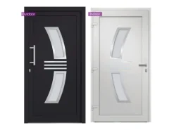 vidaXL Haustür Anthrazit 108x200 cm 3057573