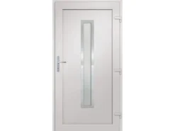 vidaXL Haustür Anthrazit 98x200 cm PVC 3187905