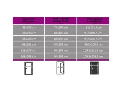 vidaXL Haustür Anthrazit 108x208 cm 279216