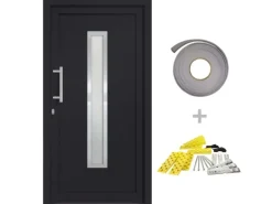 vidaXL Haustür Anthrazit 88x200 cm 279235