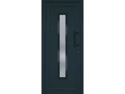 vidaXL Haustür Anthrazit 88x200 cm PVC 3157089