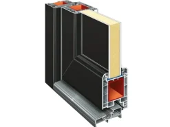 vidaXL Haustür Anthrazit 88x200 cm PVC 3157089