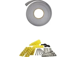 vidaXL Haustür Anthrazit 88x200 cm PVC 3157089