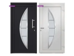 vidaXL Haustür Anthrazit 108x208 cm 279222