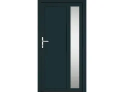 vidaXL Haustür Anthrazit 108x208 cm PVC 3157102