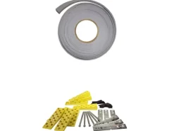 vidaXL Haustür Anthrazit 108x208 cm PVC 3157102