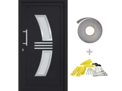 vidaXL Haustür Anthrazit 88x200 cm 3057570