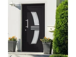 vidaXL Haustür Anthrazit 88x200 cm 3057570