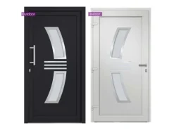 vidaXL Haustür Anthrazit 88x200 cm 3057570