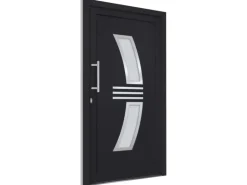 vidaXL Haustür Anthrazit 88x200 cm 3057570