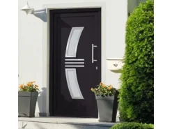 vidaXL Haustür Anthrazit 88x200 cm 3057575