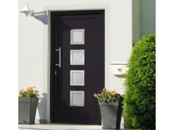 vidaXL Haustür Anthrazit 98x190 cm 279188
