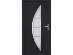 vidaXL Haustür Anthrazit 108x200 cm PVC 3187883