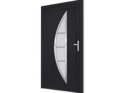 vidaXL Haustür Anthrazit 108x200 cm PVC 3187883