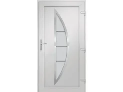 vidaXL Haustür Anthrazit 108x200 cm PVC 3187883