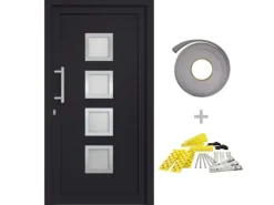 vidaXL Haustür Anthrazit 88x200 cm 279187