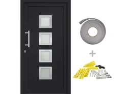 vidaXL Haustür Anthrazit 98x208 cm 279190