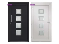 vidaXL Haustür Anthrazit 98x208 cm 279190