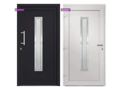 vidaXL Haustür Anthrazit 98x190 cm 279236