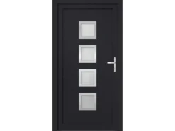 vidaXL Haustür Anthrazit 98x208 cm PVC 3187858