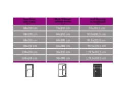 vidaXL Haustür Anthrazit 108x200 cm 279239