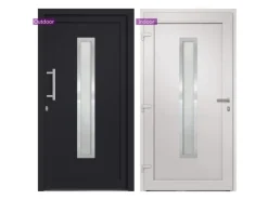 vidaXL Haustür Anthrazit 108x200 cm 279239