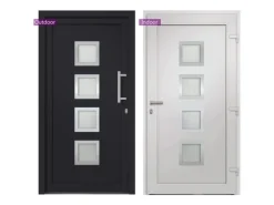 vidaXL Haustür Anthrazit 98x200 cm 279195