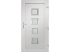 vidaXL Haustür Anthrazit 98x200 cm PVC 3187857