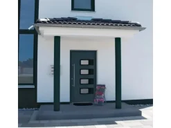 vidaXL Haustür Anthrazit 100x200 cm Aluminium und PVC 3157071