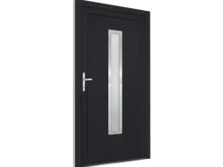 vidaXL Haustür Anthrazit 108x200 cm PVC 3187901