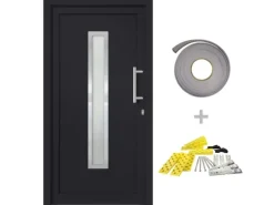 vidaXL Haustür Anthrazit 88x200 cm 279241