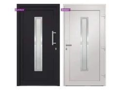 vidaXL Haustür Anthrazit 108x208 cm 279246