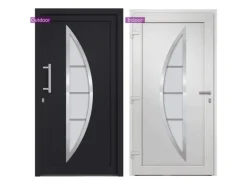 vidaXL Haustür Anthrazit 88x200 cm 279211