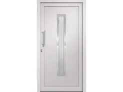 vidaXL Haustür Weiß 98x208 cm 279226