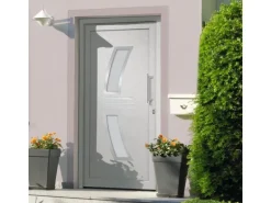 vidaXL Haustür Weiß 88x200 cm 3057565