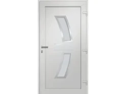 vidaXL Haustür Weiß 88x200 cm 3057565