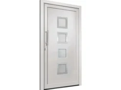 vidaXL Haustür Weiß 98x190 cm 279176