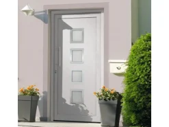 vidaXL Haustür Weiß 98x200 cm 279177